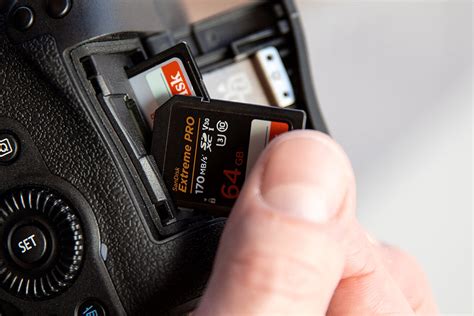 Video recording to SD card in camera .
